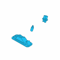 OEM Kia Lamp Assembly-License Plate Diagram - 925011G000