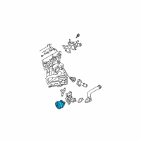 OEM 2008 Nissan Frontier Pump Assembly Water Diagram - 21010-EA010