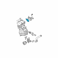 OEM 2011 Nissan Frontier Gasket-Water Outlet Diagram - 11062-EA00B