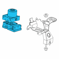 OEM Chevrolet Cruze Modulator Diagram - 13384013