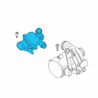 OEM 2012 BMW X3 Engine Coolant Thermostat Kit Diagram - 11-53-7-586-783