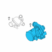 OEM BMW X3 Electric Water Pump Diagram - 11-51-8-635-092