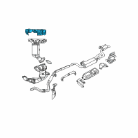 OEM 2008 Chrysler Town & Country Shield-Exhaust Manifold Diagram - 4892165AC