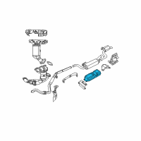 OEM Chrysler Town & Country Shield-Exhaust Diagram - 4881504AD