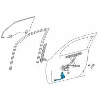 OEM Toyota Sienna Motor Diagram - 85720-02040