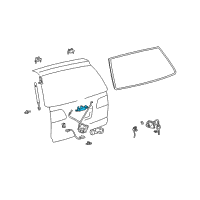 OEM Handle, Outside Diagram - 69090-0C080