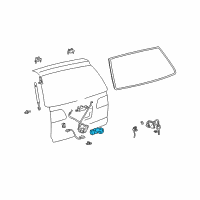 OEM 2006 Toyota Matrix Actuator Diagram - 69150-08010