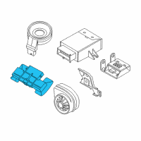 OEM 2007 BMW X3 Ultrasonic Module Diagram - 65-75-3-403-208