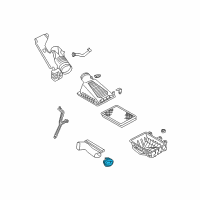 OEM Lincoln LS Inlet Duct Diagram - 2W4Z-9A675-AA