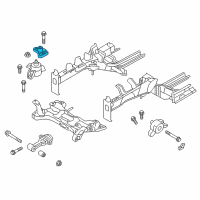 OEM 2019 Hyundai Elantra Engine Mounting Bracket Assembly Diagram - 21825-F2000