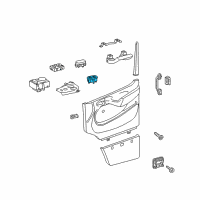 OEM 2005 Dodge Sprinter 3500 Switch-Power Window Diagram - 5103856AA