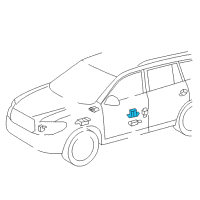 OEM Toyota Solara Occupant Sensor Diagram - 89178-06040