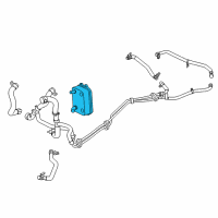 OEM Chrysler Pacifica Transmission Oil Cooler Diagram - 5192374AB