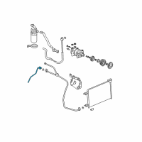 OEM 2005 GMC Yukon XL 1500 Hose Asm-Auxiliary A/C Evaporator Diagram - 15043169