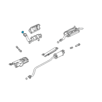 OEM 2004 Honda Civic Gasket, Exhuast Flexible Diagram - 18229-S5D-A11