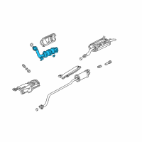 OEM 2004 Honda Civic Converter Diagram - 18190-PZA-A00