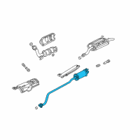 OEM 2004 Honda Civic Pipe B, Exhuast Diagram - 18220-S5B-J01