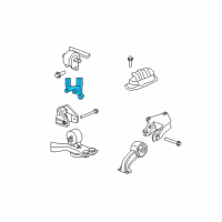 OEM Dodge Avenger Transmission Mount Diagram - 4766495AA