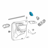 OEM Infiniti QX30 Switch Assy-Door Lock Diagram - 25210-5DA1A