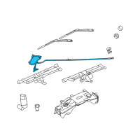 OEM Dodge Hose-Windshield Washer Diagram - 57010485AA