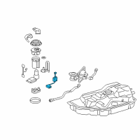 OEM 2015 Lexus RX450h Gage Assy, Fuel Sender Diagram - 83320-48040