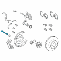 OEM Toyota Prius Prime Guide Pin Diagram - 47835-12150