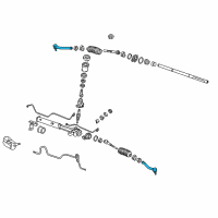 OEM 2006 Kia Sedona End Assembly-Tie Rod LH Diagram - 568204D001