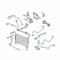 OEM 1998 Honda CR-V Pipe, Condenser Diagram - 80331-S10-A01