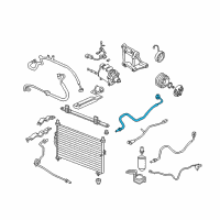 OEM Honda Civic Pipe, Suction (A) Diagram - 80321-S01-A01