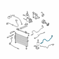 OEM 1997 Honda CR-V Pipe C, Rear Receiver Diagram - 80343-S10-A01