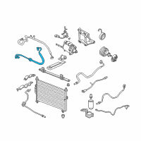 OEM 1997 Honda CR-V Hose, Discharge Diagram - 80315-S10-003