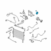 OEM 1999 Honda CR-V Coil Set, Solenoid Diagram - 38924-P3F-A04