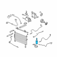 OEM 1998 Honda CR-V Receiver (Showa) Diagram - 80351-S04-003