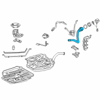 OEM Scion Filler Pipe Diagram - 77201-74030