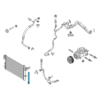 OEM 2014 Ford Explorer Drier Diagram - EB5Z-19C836-A