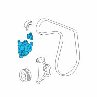 OEM 2010 Lexus HS250h Tensioner Assy, V-Ribbed Belt Diagram - 16620-28050