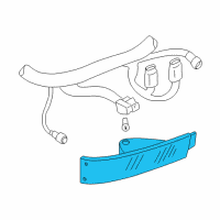 OEM 2005 GMC Safari Lamp Asm-Parking & Turn Signal Diagram - 5977957