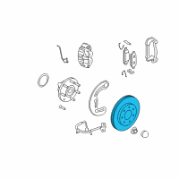 OEM 2006 Ford F-150 Rotor Diagram - 4U2Z-1V125-CB