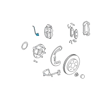 OEM Ford F-150 ABS Sensor Diagram - 4L3Z-2C204-AB