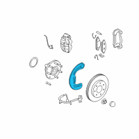 OEM Splash Shield Diagram - 4L3Z-2K004-BA