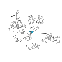 OEM Buick Enclave Seat Cushion Heater Diagram - 25949202