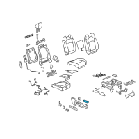 OEM 2018 Chevrolet Cruze Switch Asm-Driver Seat & Passenger Seat Adjuster Diagram - 25974715