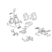 OEM 2012 GMC Acadia Lumbar Switch Diagram - 25926717