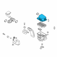 OEM 2014 Hyundai Tucson Cover-Air Cleaner Diagram - 28111-2S100