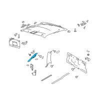 OEM Ford Weatherstrip Pillar Trim Diagram - BL3Z-1503599-BC