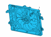 OEM Ram Fan-Radiator Cooling Diagram - 68430018AA