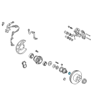 OEM 2000 Lexus LX470 Ring, Snap Diagram - 90520-31010