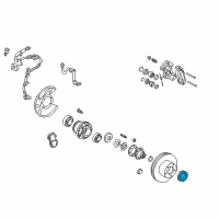 OEM 2004 Toyota Land Cruiser Inner Bearing Oil Seal Diagram - 90311-70011