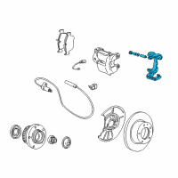 OEM 1999 BMW Z3 Calliper Carrier Diagram - 34-11-2-226-875