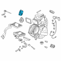 OEM 2013 Honda Odyssey Motor Assembly, Mode Diagram - 79240-TK8-A42